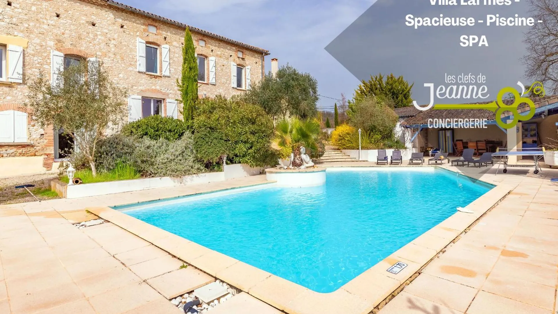 Villa Larmes - Spacieuse - Piscine - Spa Puybegon